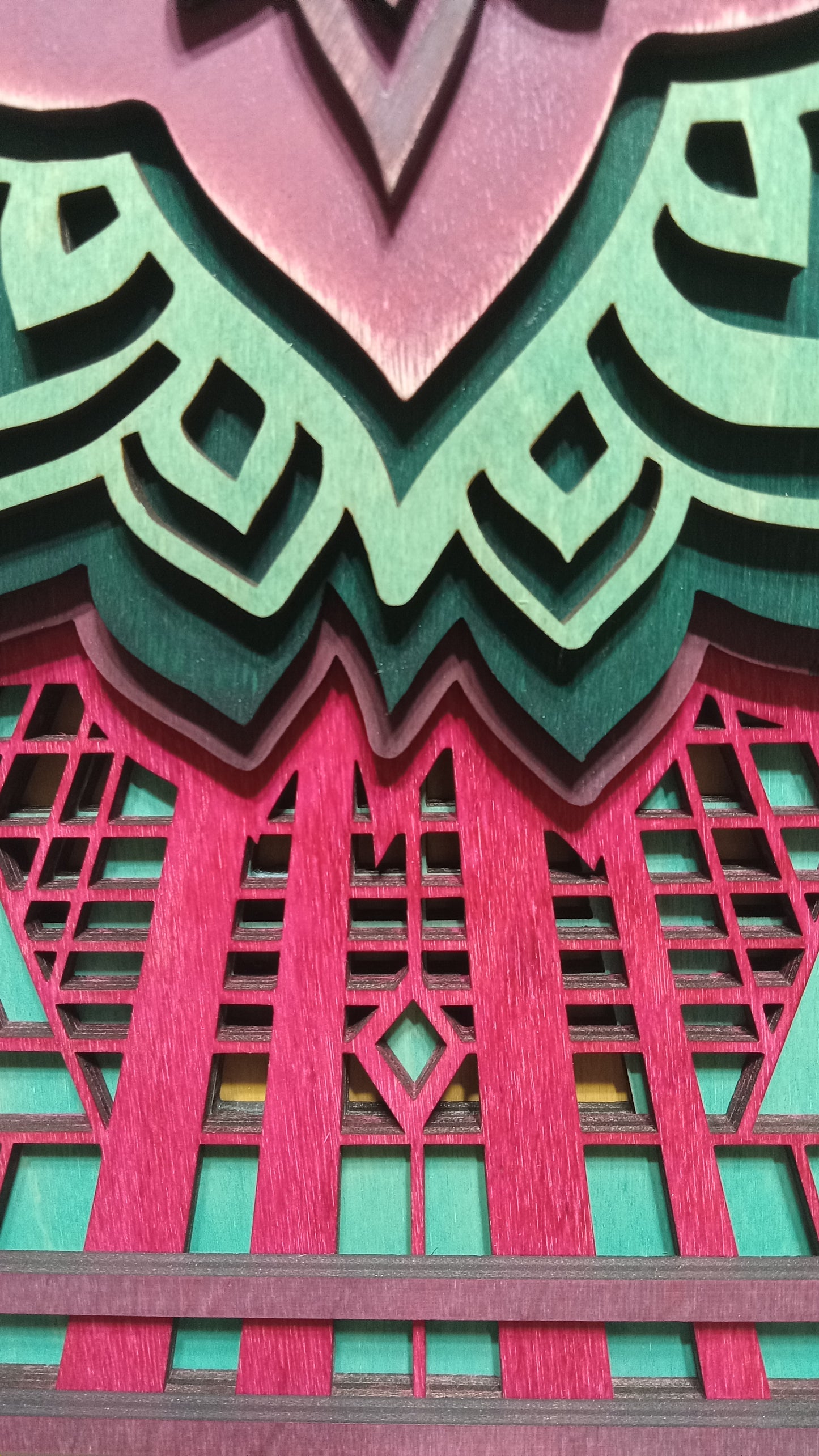 "Floral Dawn" | Wooden Wall Relief Sculpture